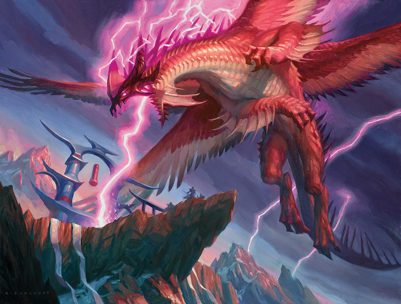 Illustration for article titled Dragons Rule The Skies In The Latest Magic: The Gathering Expansion